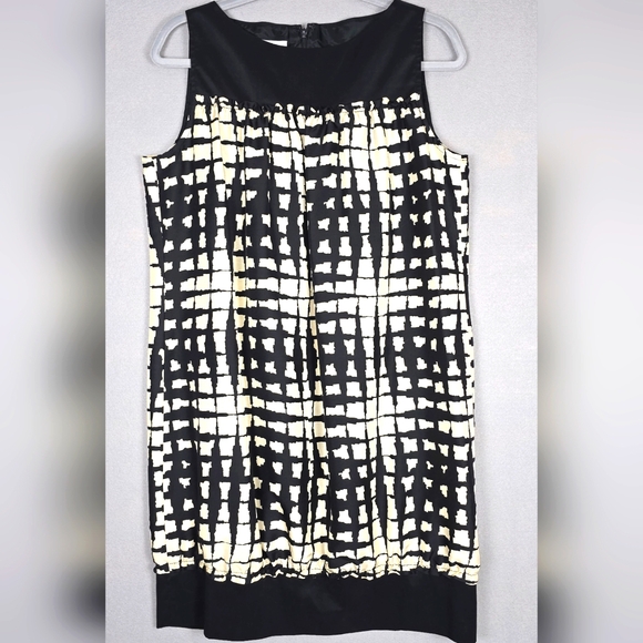 Suzi Chin for Maggy Boutique Dresses & Skirts - Suzi Chin For Maggy Boutique Dress 100% Silk Cream Black Size 12